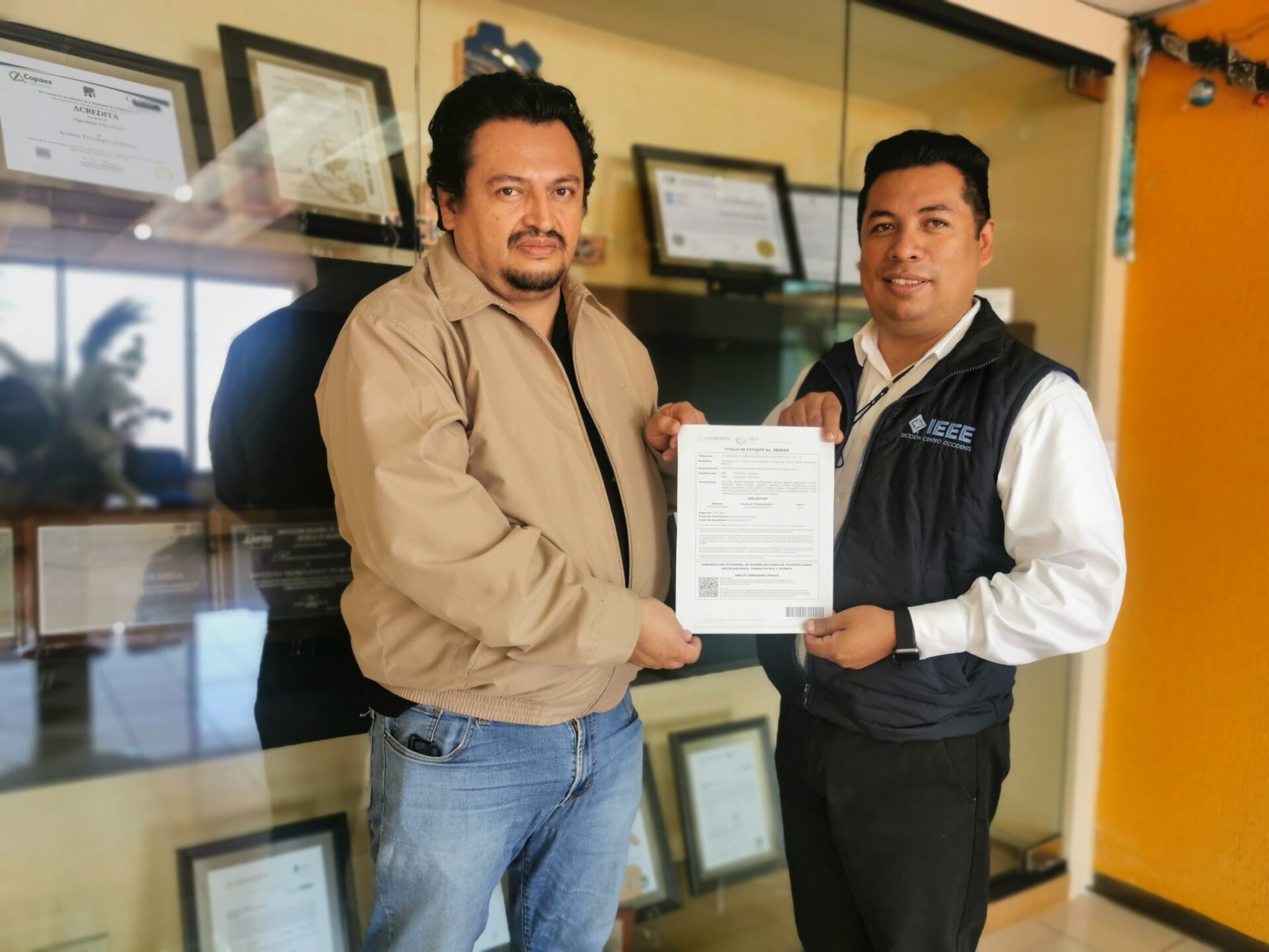 ITM OBTIENE PATENTE EN DISEÑO Y CONSTRUCCIÓN DE GENERADOR DE HIDRÓGENO