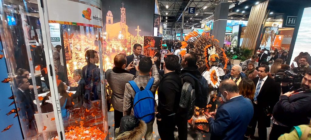 Michoacán, uno de los 10 stands “Especiales” del Pabellón México en la Feria de Turismo de Madrid