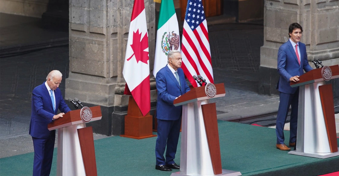 Resumen: Aquí la versión corta de lo que dijeron AMLO, Biden y Trudeau en Palacio Nacional