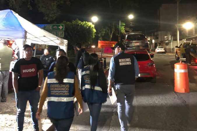 Inspecciona CEDH alcoholímetro de Policía Morelia y cómo operan las grúas en ese momento