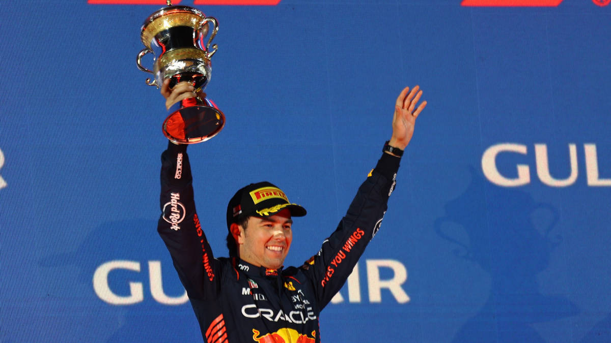 Checo Pérez conquista su primer podio de la temporada en el GP de Baréin; termina en segundo