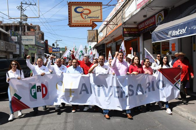 En aniversario del PRI, arremete Guillermo Valencia contra políticos de ‘ideología débil’