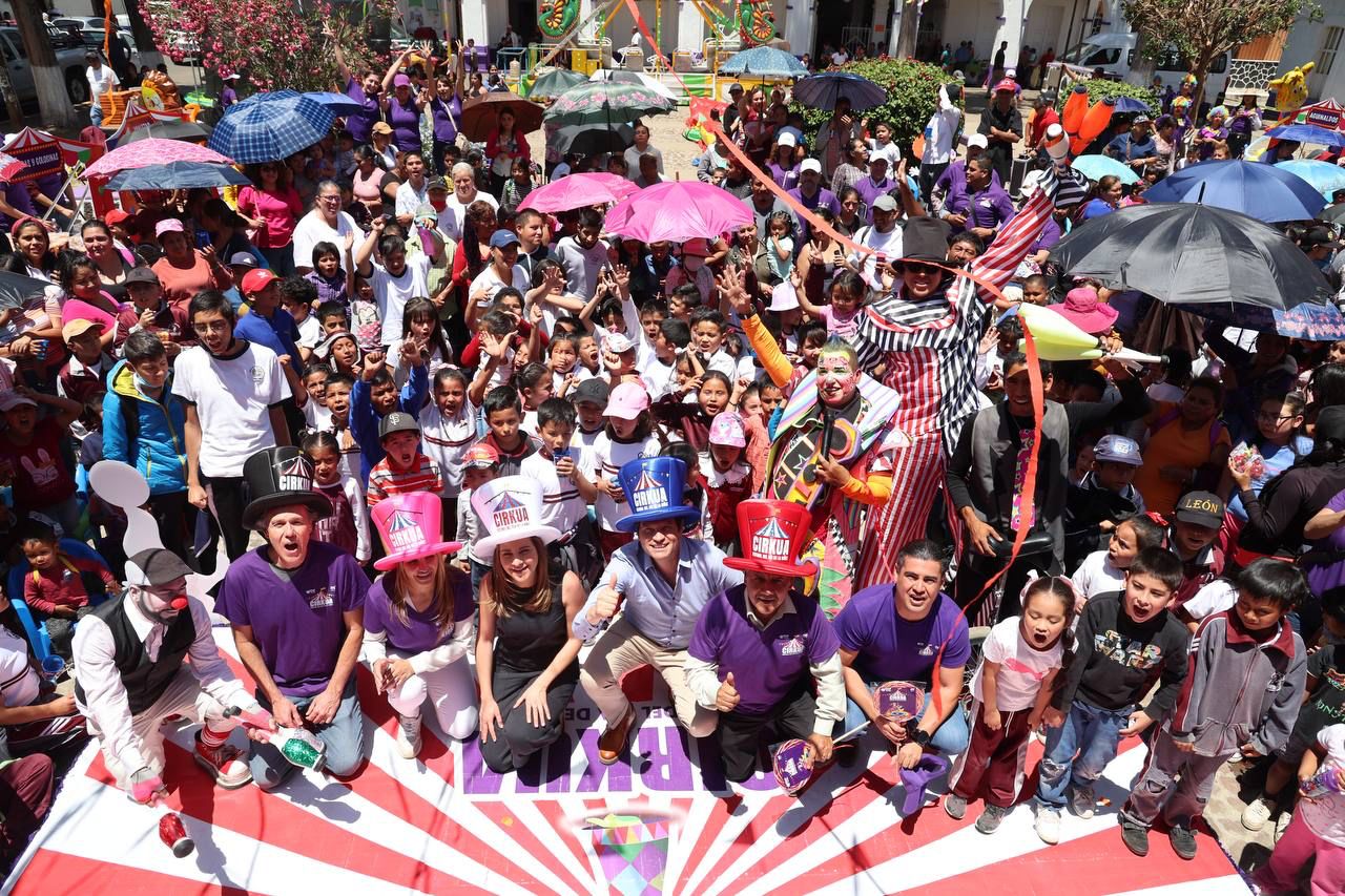 Alfonso Martínez celebra el Día de la Niñez en Capula y Tacícuaro