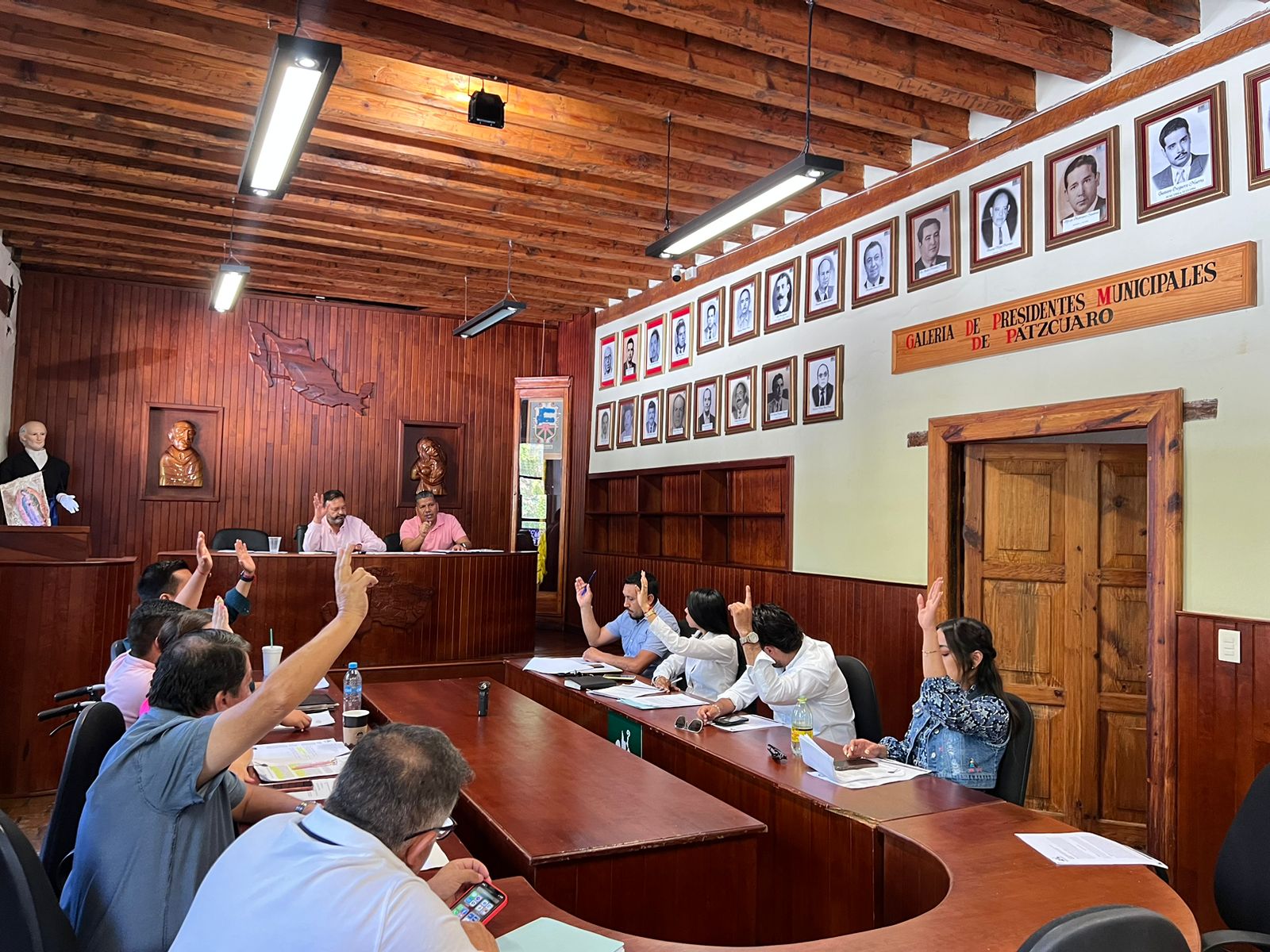 Cabildo de Pátzcuaro vota para la entrega de la Presea Gertrudis Bocanegra