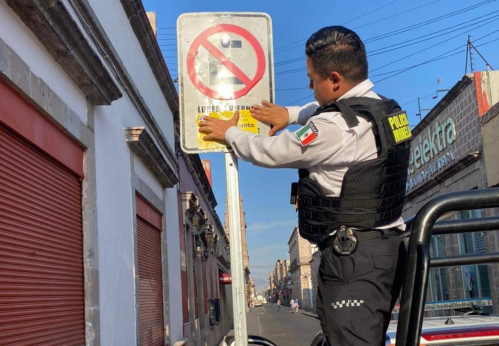 Aumentan espacios de estacionamiento en el Centro Histórico de Morelia