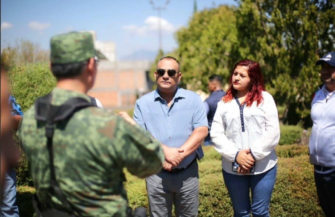 Guardia Civil y Ejército Mexicano definen acciones de proximidad social, en Morelia