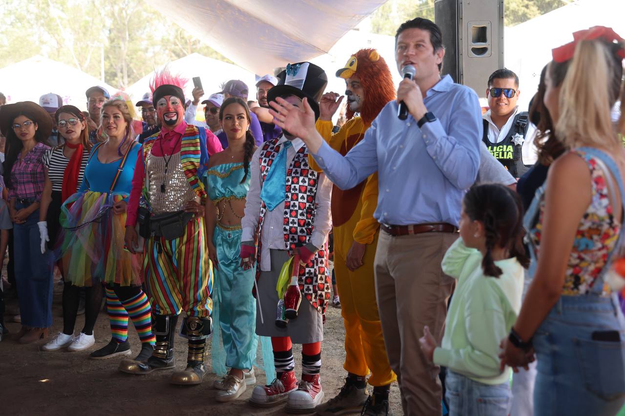 “Cirkua” lleva alegría y diversión a la niñez de tenencias del Sur de Morelia