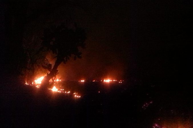 Incendio devoró la mintzita,el principal abastecedor de agua de Morelia