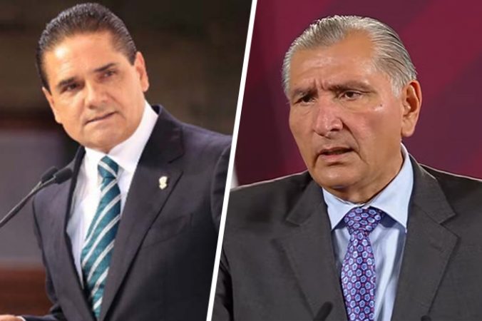 Adán Augusto López invita a Aureoles a que presente denuncias correspondientes por amenazas