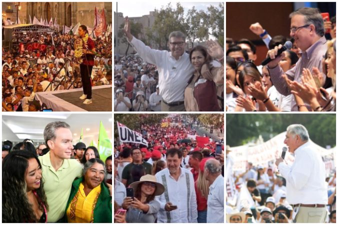 Aspirantes a candidatura de Morena a la Presidencia arrancan sus giras por el país