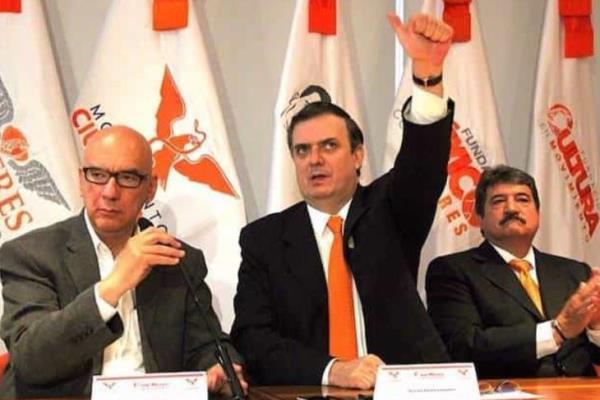 “No tenemos ni cerradas ni abiertas las puertas”, dice Dante Delgado sobre si MC postularía a Ebrard a la presidencia