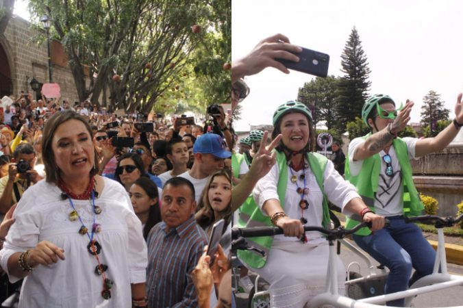 Visita Xóchitl tierras michoacanas, por primera vez como aspirante a candidata presidencial