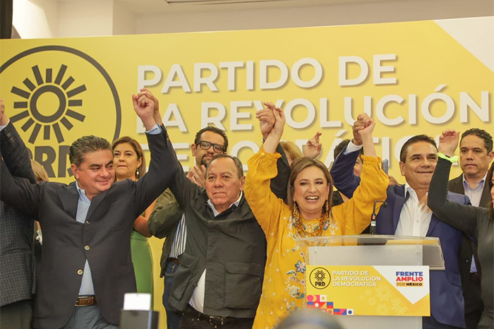 PRD declina a favor de Xóchitl Gálvez para que encabece el proyecto del Frente Amplio por México